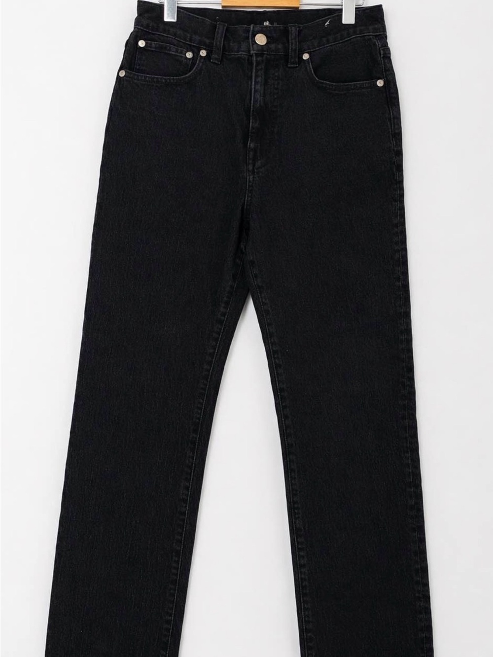 Women’s Madewell Black Straight-Leg Jeans